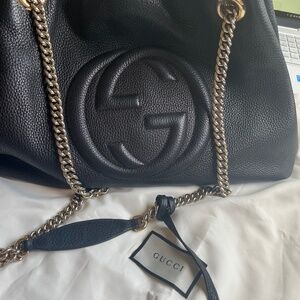 Gucci Soho Black leather bag